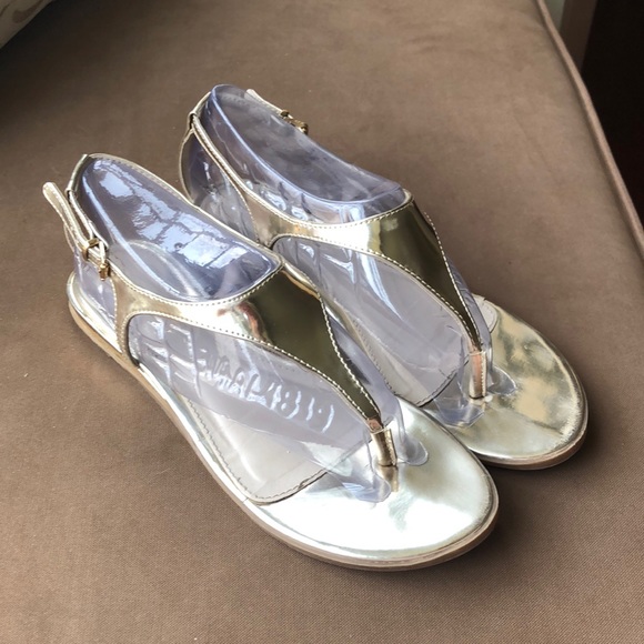 Gold Sandals - Picture 1 of 3